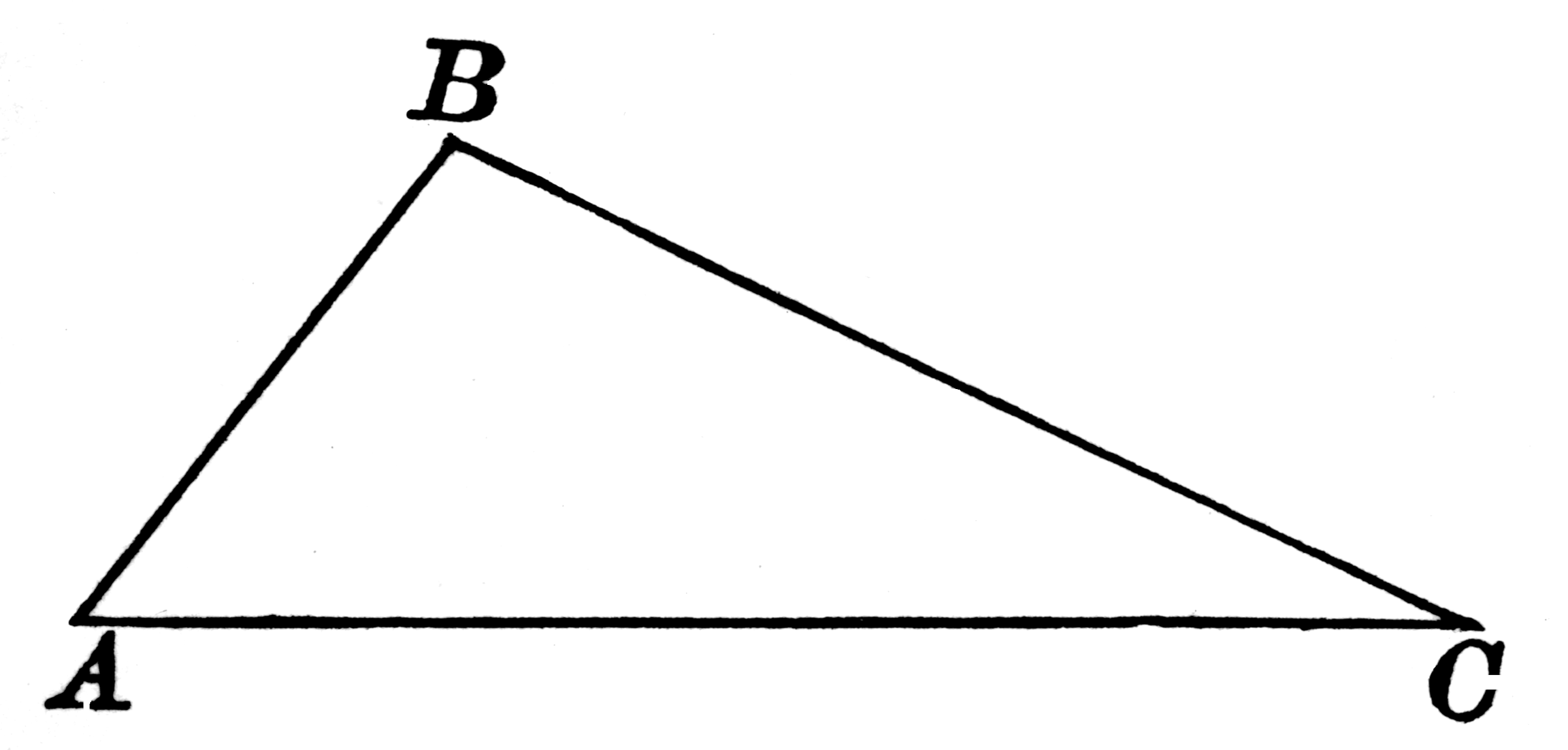 Тупоугольный треугольник АВС