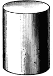 A cylinder is a body of uniform diameter throughout its entire length, whose ends are equal parallel circles.