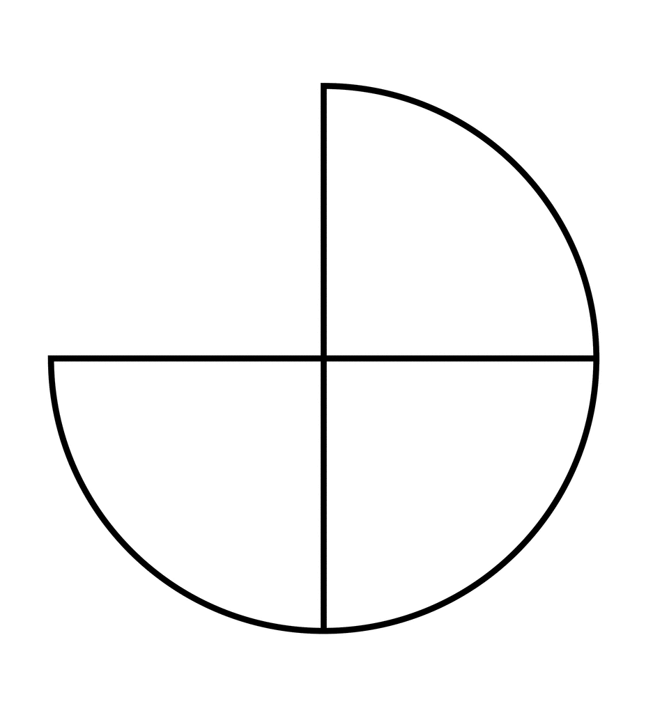 Three Quarters Of A Fraction Pie ClipArt ETC