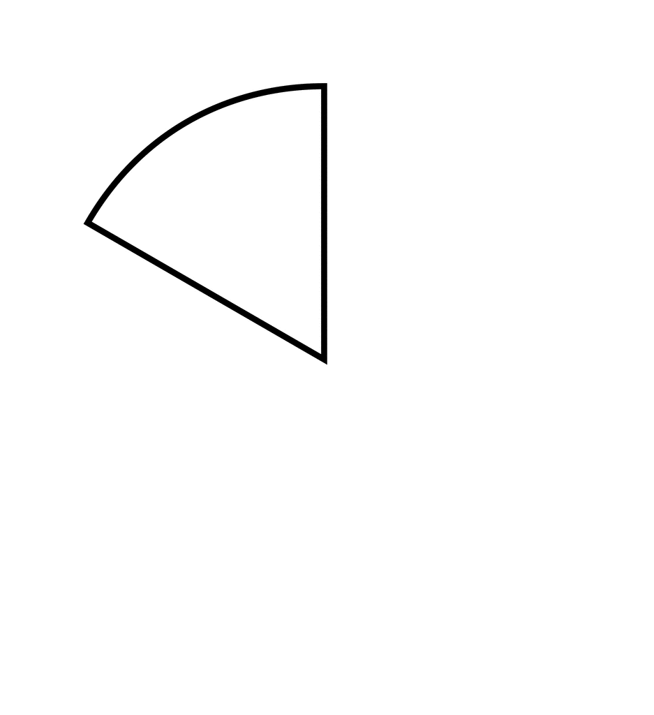 One Sixth Of A Fraction Pie ClipArt ETC