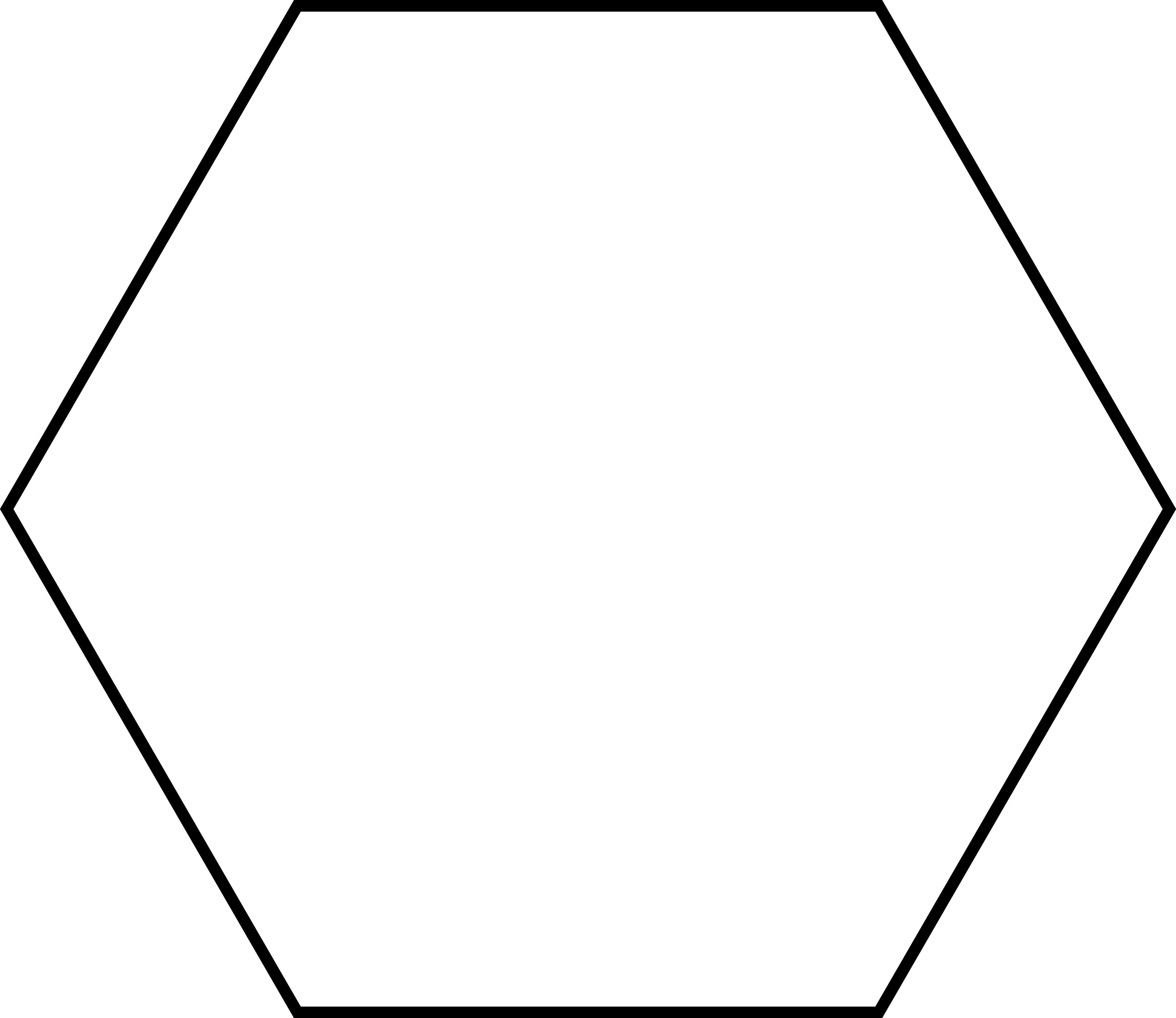 Large Hexagon for Pattern Block Set ClipArt ETC