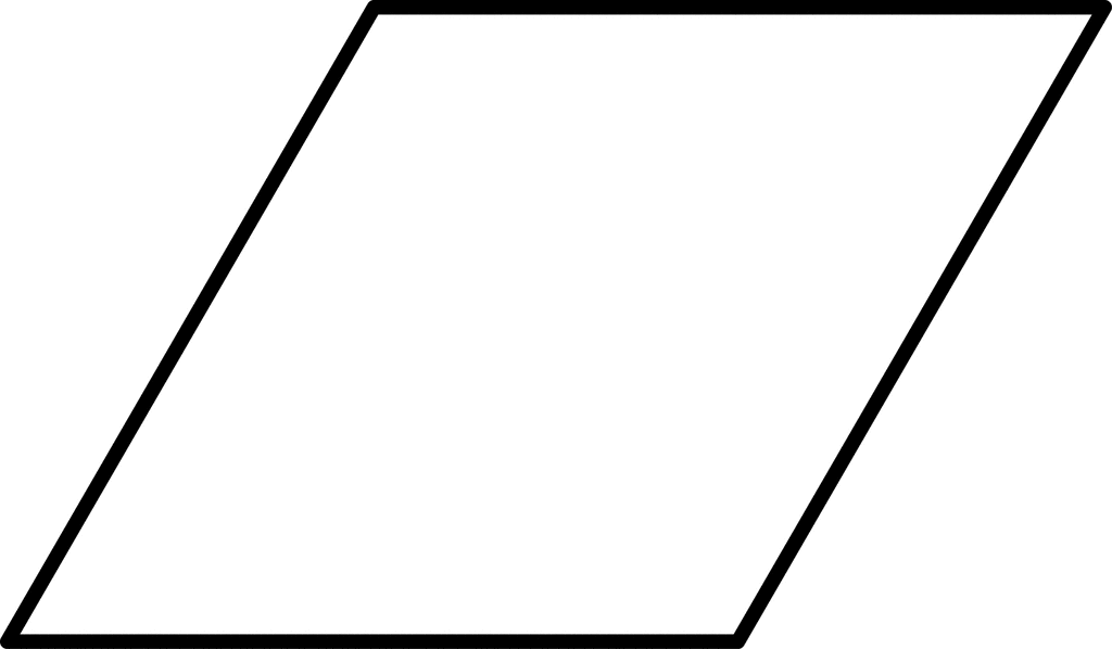 Large Rhombus for Pattern Block Set