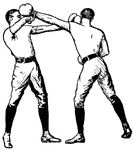 Left-hand counter for the head with guard.