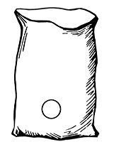 White Marble in Bag