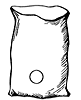 White Marble in Bag