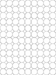 Tessellation of octagons.