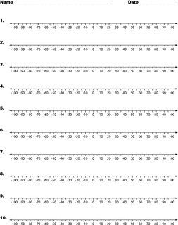 worksheets lines grade 4 number math Fives to Number ClipArt ETC   by 100  Line, 100