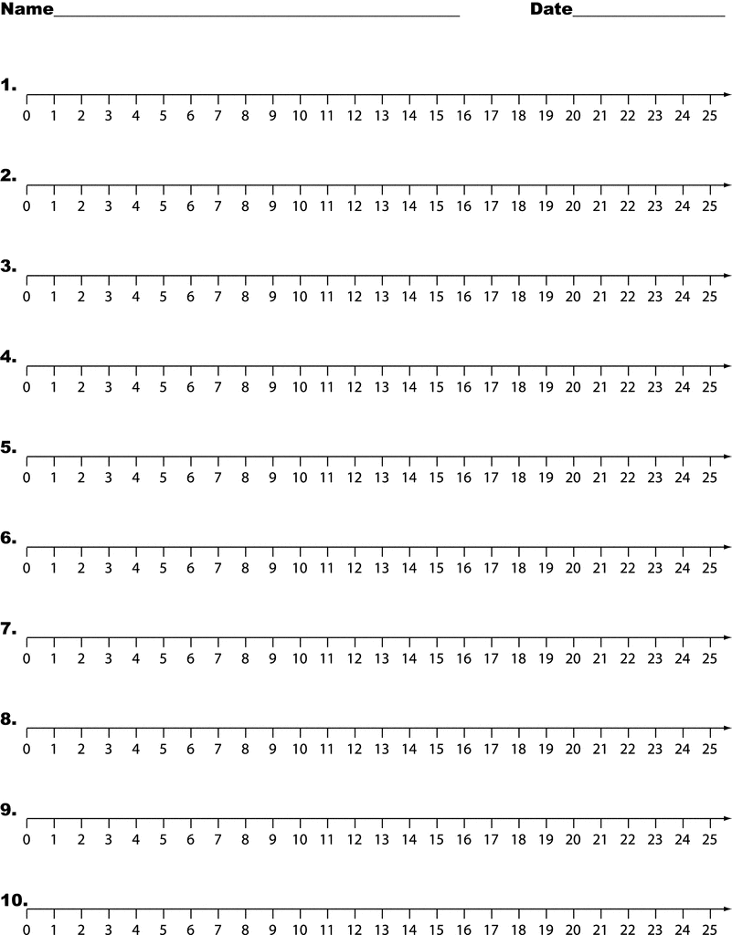 number line 0 25 clipart etc