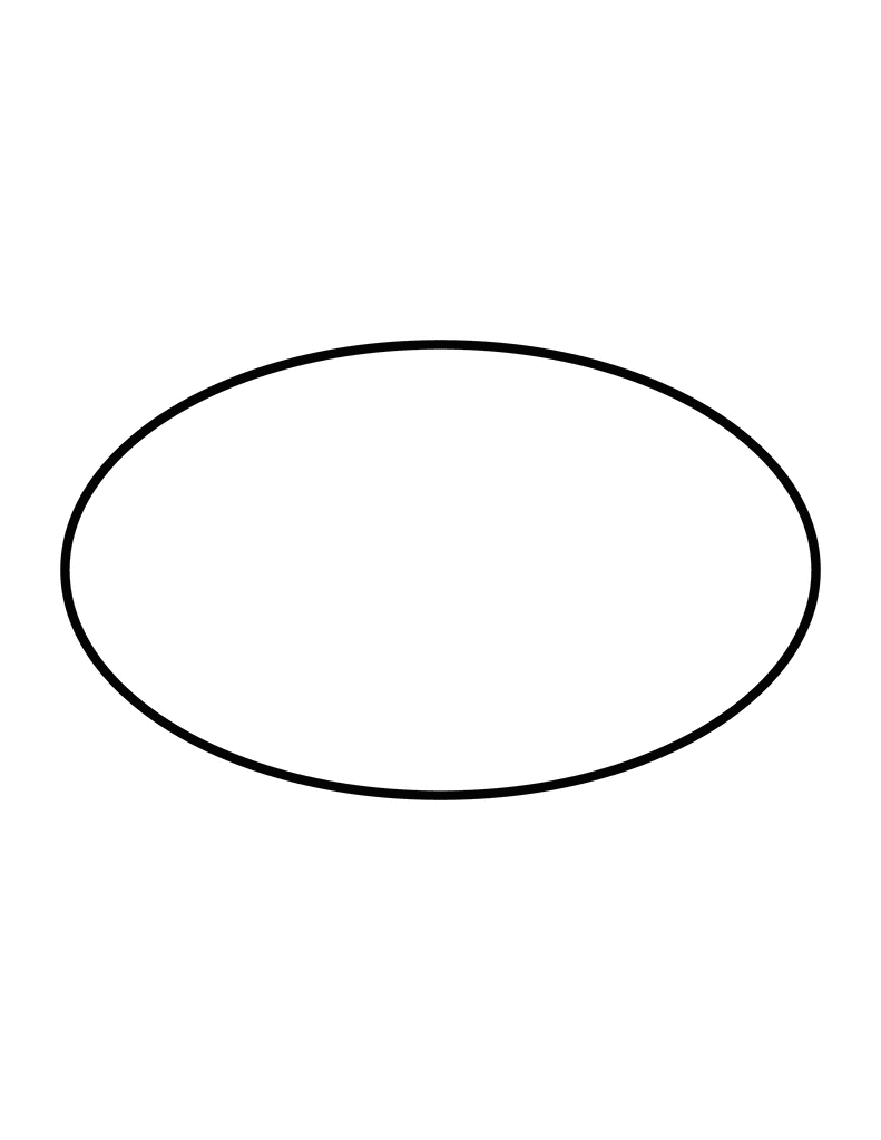 Flashcard of an Ellipse ClipArt ETC