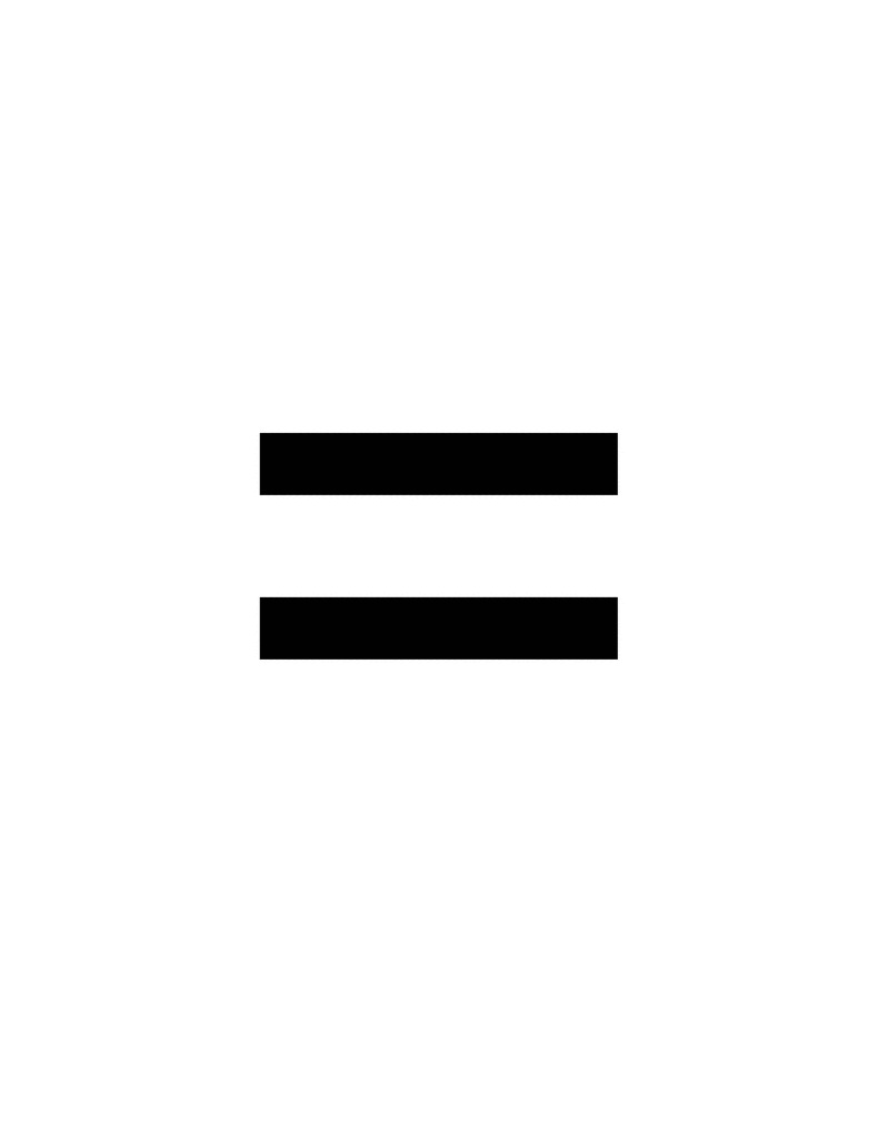 math equal sign