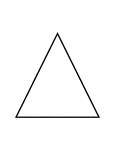 A flashcard featuring an illustration of an Isosceles Triangle