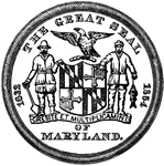Seal of the state of Maryland, 1875