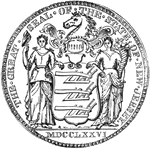 Seal of the state of New Jersey, 1875