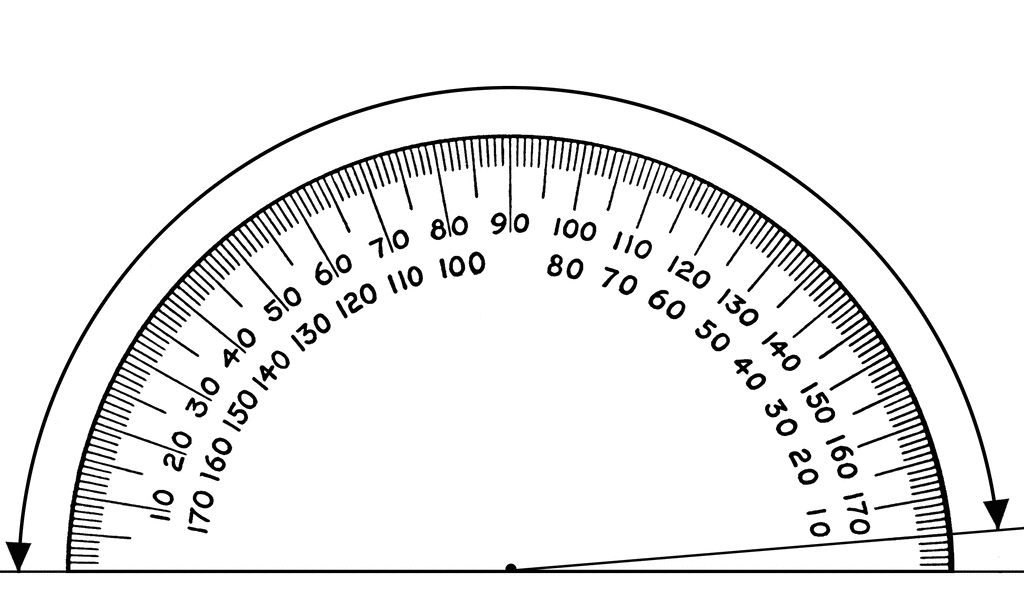 Protractor 170 Degrees ClipArt ETC