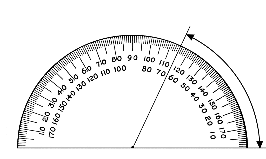 Protractor 65 Degrees ClipArt ETC