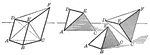 A truncated triangular prism is equivalent to the sum of three pyramids, whose common base is the base of the prism and whose vertices are the three vertices of the inclined section.