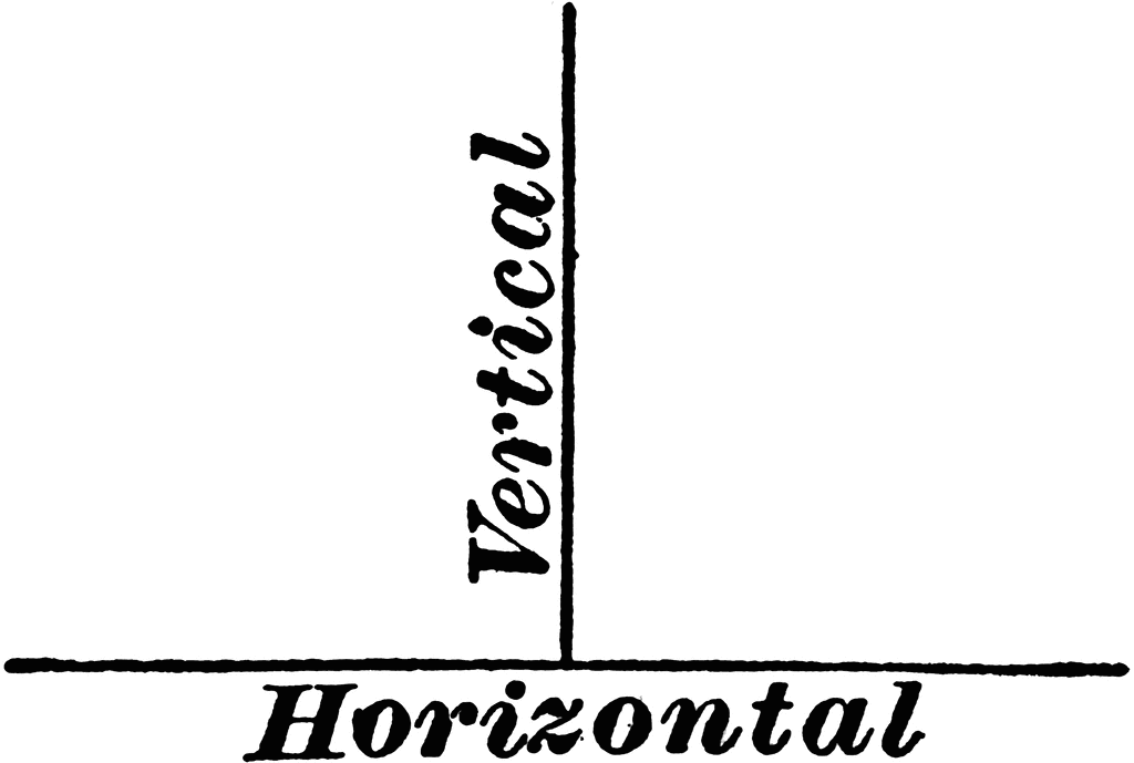 lineas horizontales y verticales