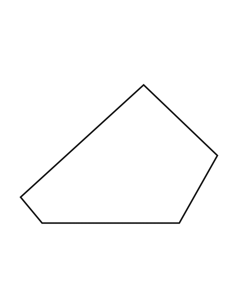 Irregular Convex Pentagon ClipArt ETC