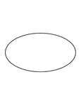 Illustration of an ellipse.