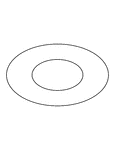 The Ellipses ClipArt gallery provides 43 illustrations of closed geometric figures that resemble elongated circles. Illustrations include concentric and rotated ellipses. For more images of ellipses, specifically those constructed from a cone, see the Conic Sections gallery.