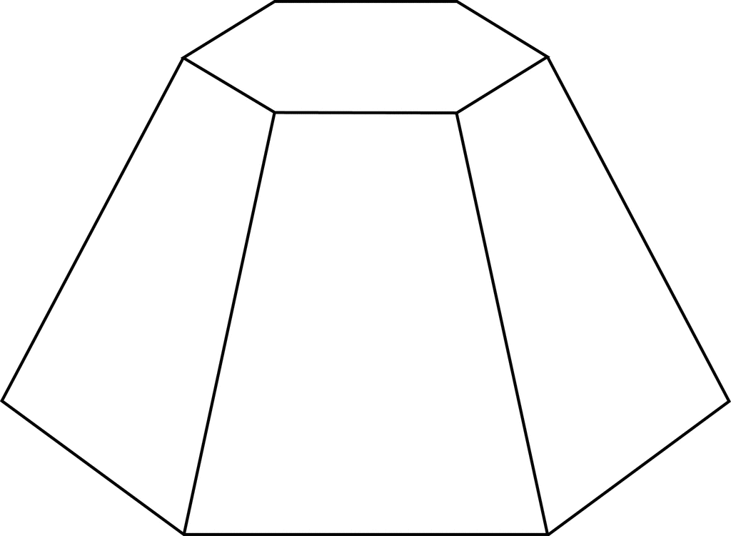 Восьмигранная пирамида рисунок
