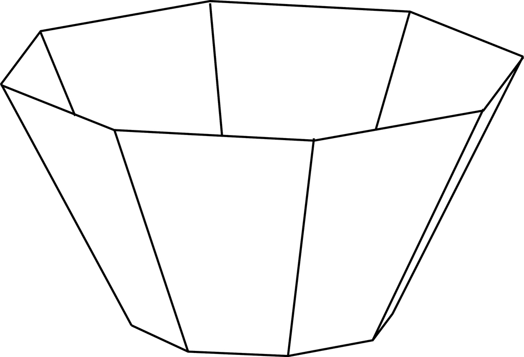 Frustum Of A Octagonal Pyramid | ClipArt ETC