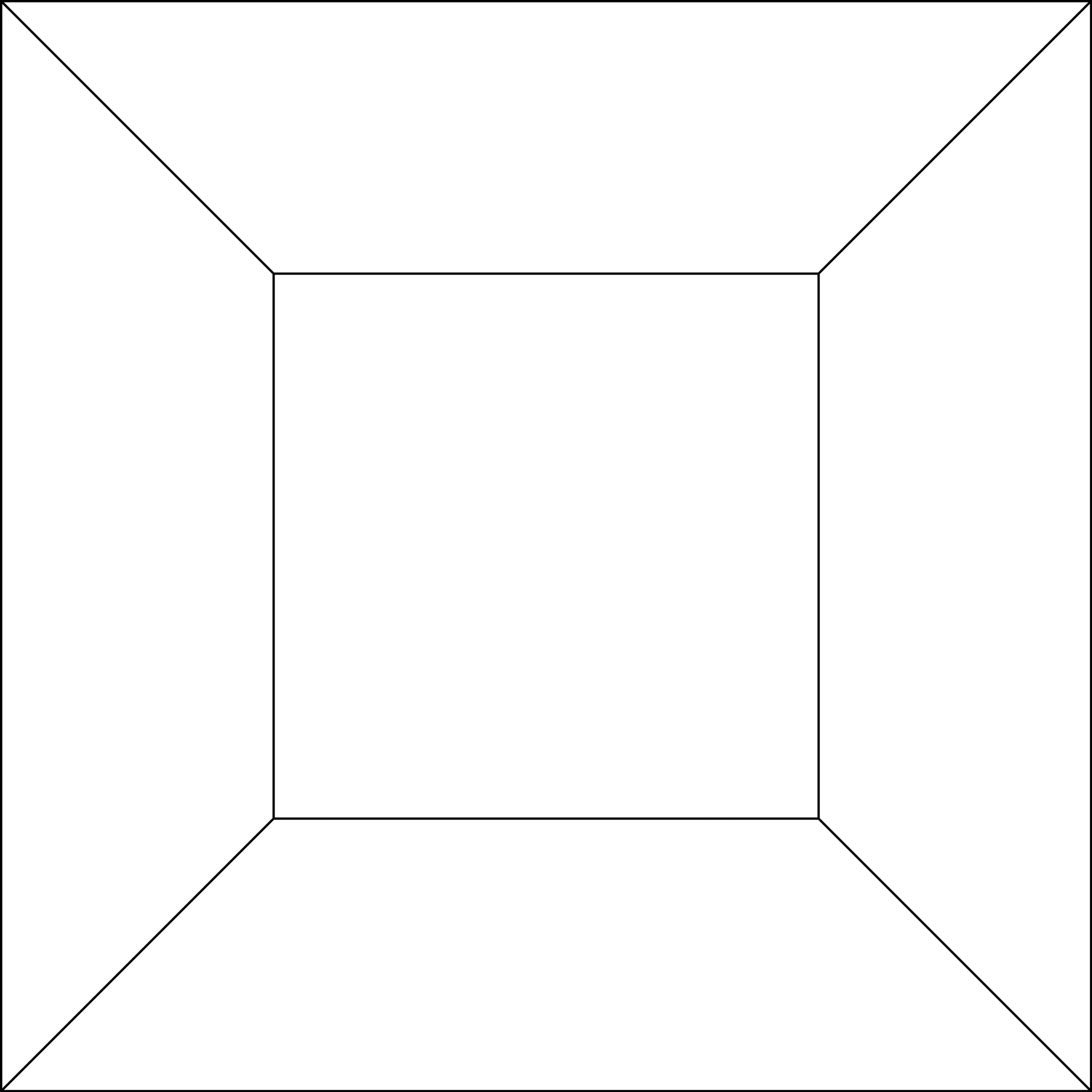 Квадрат в перспективе изображение
