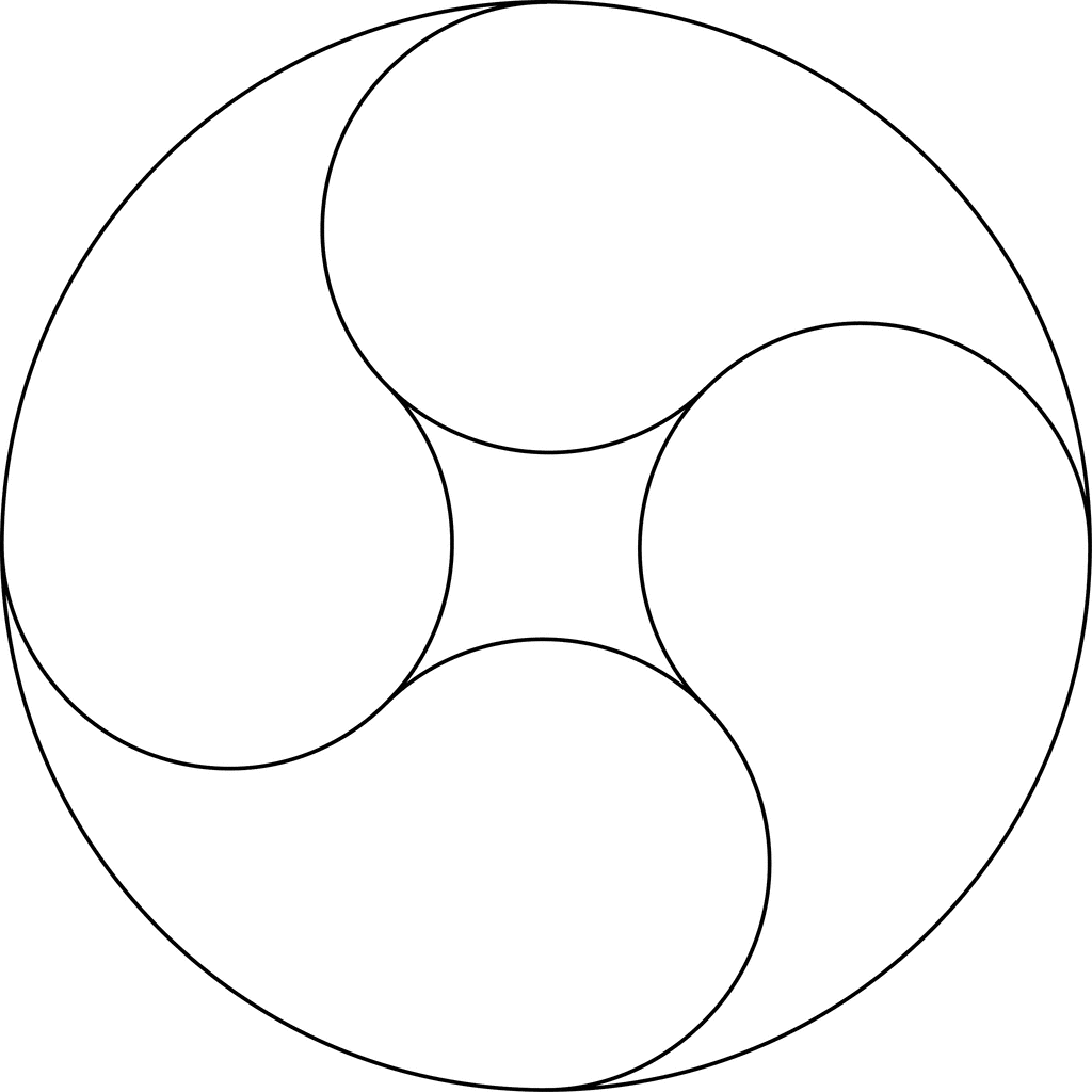 Mandala art design in circle Royalty Free Vector Image