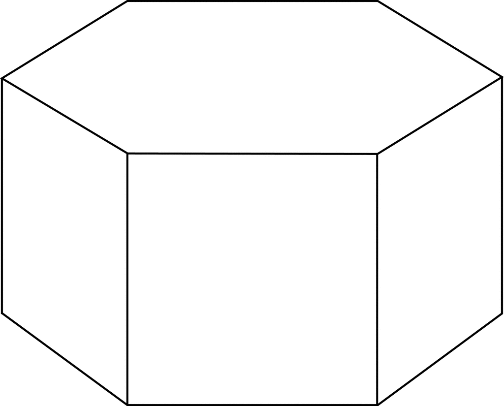 base area of a hexagonal prism