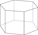 The Prisms ClipArt gallery includes 166 examples of polyhedrons with two parallel faces, known as the bases, and with remaining faces that are parallelograms. Prisms are named by the shape of the base.