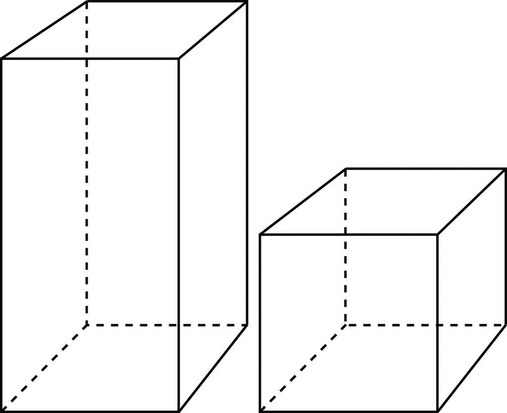 square based prism net