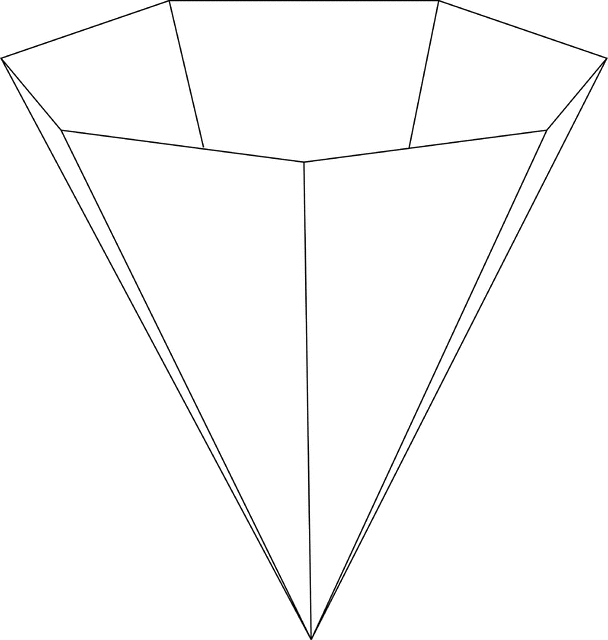 Inverted Septagonal/Heptagonal Pyramid | ClipArt ETC