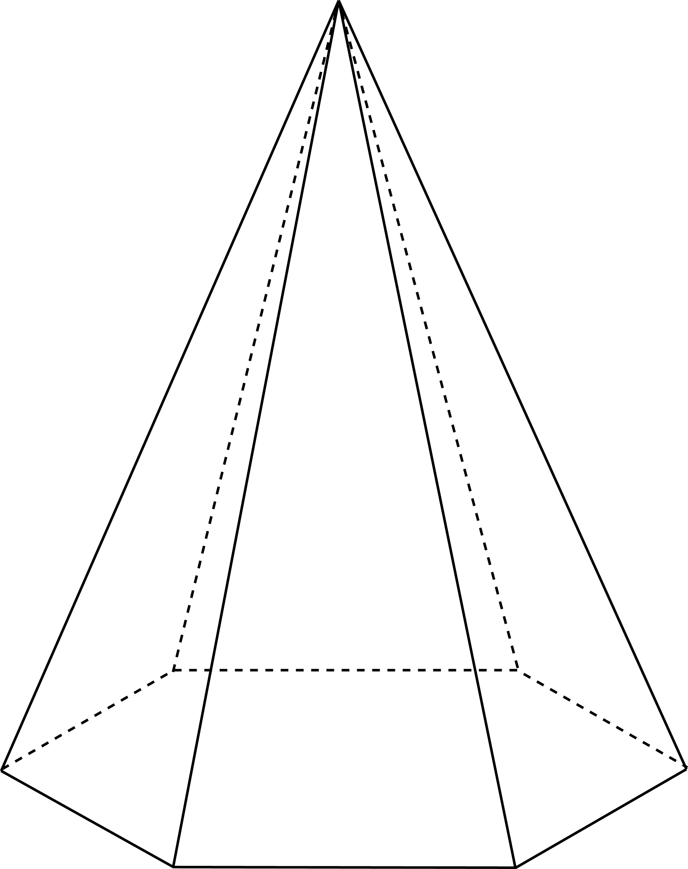 Правильная шестиугольная пирамида