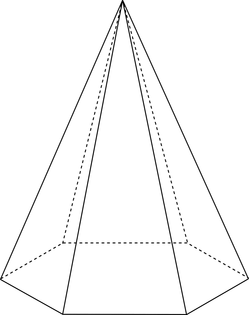 Hexagonal Pyramid ClipArt ETC
