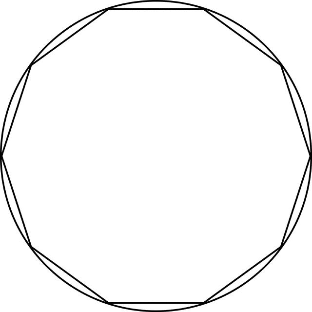 polygon in circle