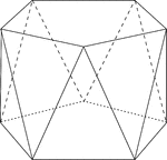 The Antiprisms ClipArt gallery illustrates 21 antiprisms, which are polyhedrons that are created by two parallel n-sided polygons connected by an alternating band of 2n trianges, where n is some integer from 3 upwards.