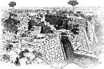 "The walls of Homeric Troy, built about 1500 B.C." -Breasted, 1914