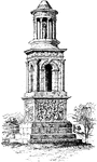 A Roman mausoleum at St. Remy, France.