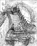A movable tower was used o attack a city in the medieval ages. It "was rolled up to the wall of the besieged town after the moat had been filled up at the proper point." -Breasted, 1914