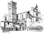 The Church of St. Francis in Assisi.