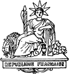 The Coat of Arms of France.
