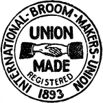 The Union Label for broommakers