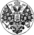 The Coat of Arms of Russia.