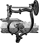 A sewing machine, 1903.