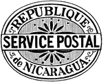 Nicaragua Official Envelope (value unknown) from 1890
