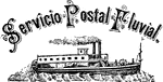 Colombian Republic River Postal Service Envelope (5 centavos) from 1890