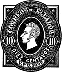 Equador Envelope (10 centavos) from 1893