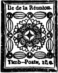 Reunion Islands Stamp (value illegible) from 1852
