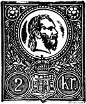 Hungary Stamp (2 kreuzer) from 1871