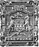 British South Africa Company Stamp (1 pound) from 1891